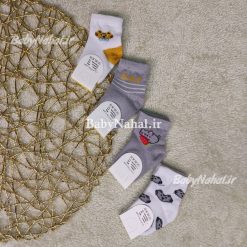 جوراب نيم ساق گربه و پاپبون ( AP) كد 5275