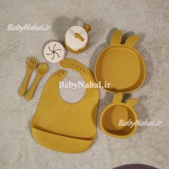 ست سيليكوني 8 تيكه طرح خرگوش كد 15292