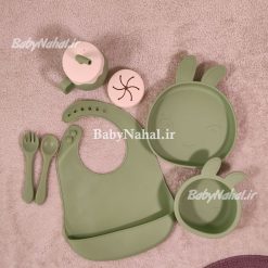 ست سيليكوني 8 تيكه طرح خرگوش كد 15292