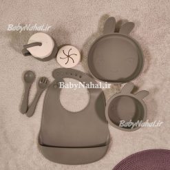 ست سيليكوني 8 تيكه طرح خرگوش كد 15292