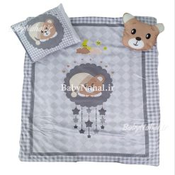 سرويس خواب مخمل دو رو چاپي خرس كلاهدار كد 15281