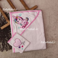 حوله با ليف دورونخ گلدوزي كد 10383