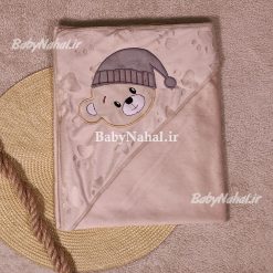 پتو كلاهدار مخمل گلدوزي كد 11964