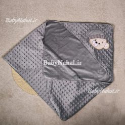 پتو كلاهدار مخمل گلدوزي كد 11964