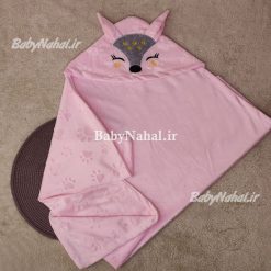 پتو مخمل گلدوزي روباه كد 13622