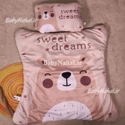 تشک و بالش دو تيكه مخمل كد 14623