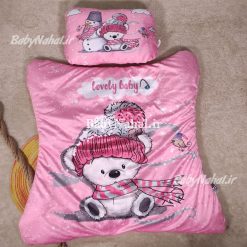 تشک و بالش دو تيكه مخمل كد 14623