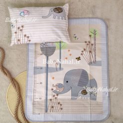 زير انداز و بالش مخمل چاپي كد 6346