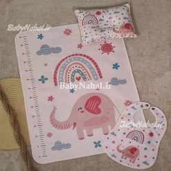 زير انداز سه تيكه مخمل چاپي پگاه (AU) كد 7128