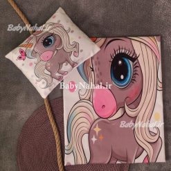 زير انداز مخمل بالشدار چاپي كد 13962