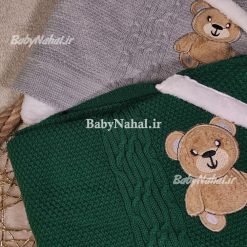 پتو بافت گلدوزي كلاهدار كد 14434