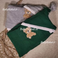 پتو بافت گلدوزي كلاهدار كد 14434