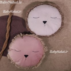 بالش مخمل گلدوزي شير (NL) كد 15340