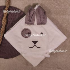 حوله تک گلدوزي خرگوش 90 سانتي كد 6677