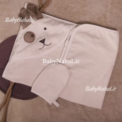 حوله تک گلدوزي خرگوش 90 سانتي كد 6677