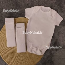 11 زير كوتاه سفيد پنبه نوزادي 0-6 كد 15363