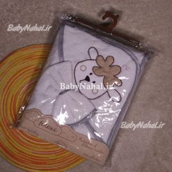 حوله دو تيكه گلدوزي سايز 90 كد 15371