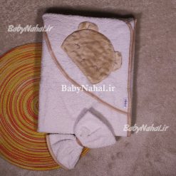 حوله دو تيكه گلدوزي سايز 90 كد 15371