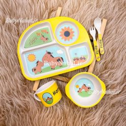 ظرف غذا بامبو 5 تيكه خارجي كد 15392