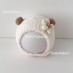 1 كلاه حوله اي دو پوم گل دار خارجي كد 15402