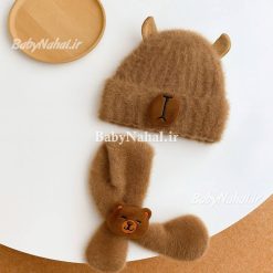 12 شال و كلاه حوله اي خرس خارجي كد 15403