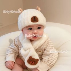 12 شال و كلاه حوله اي خرس خارجي كد 15403