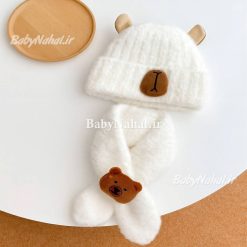 12 شال و كلاه حوله اي خرس خارجي كد 15403