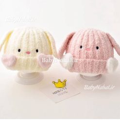 8 كلاه نوزادي گوش دار قلب خارجي كد 15407