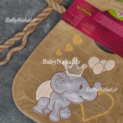 پيش بند مخمل گلدوزي baby love كد 15409