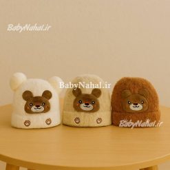 7 كلاه تک گلدوزي خرس و پنجه خارجي كد 15421