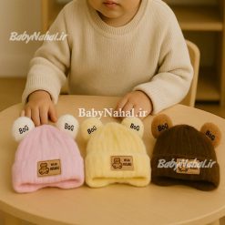 8 كلاه تك گلدوزي مارك دار خارجي كد 15422