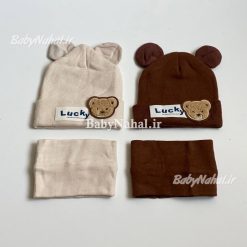 12 شال و كلاه گردني lucky خارجي كد 15426