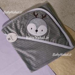 پتو راه راه مخمل گلدوزي گلدوزي گوزن كد 15434