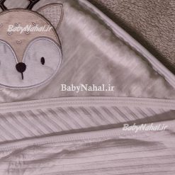 پتو راه راه مخمل گلدوزي گلدوزي گوزن كد 15434