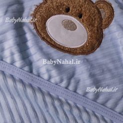 پتو مخمل گلدوزي خرسي كد 15437