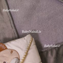 پتو مخمل پوليشي گلدوزي گربه كد 15438