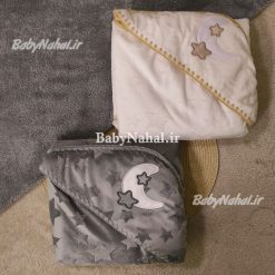 پتو مخمل پوليشي گلدوزي ستاره كد 15439