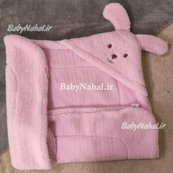 پتو مخمل پوليشي گلدوزي خرگوش كد 15440