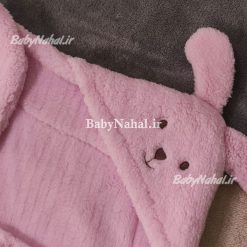 پتو مخمل پوليشي گلدوزي خرگوش كد 15440