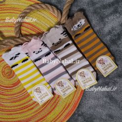 3 جوراب ساقدار راه راه حيوانات (AP) كد 15444