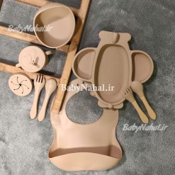 ست ظروف سيليكوني 10 تيكه مدل هواپيما خارجي كد 15452