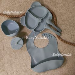 ست ظروف سيليكوني 7 تيكه مدل خرسي خارجي كد 15453