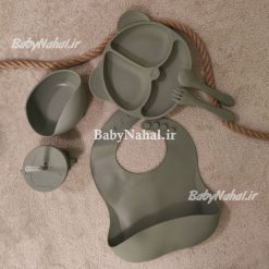 ست ظروف سيليكوني 7 تيكه مدل خرسي خارجي كد 15453