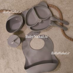 ست ظروف سيليكوني 7 تيكه مدل خرسي خارجي كد 15453