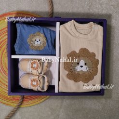 سه تيكه جعبه اي طرح شير (BN) كد 15460