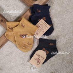 9 جوراب پنبه خرس پنجه كادينا (AD) كد 15472