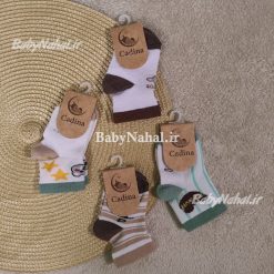 16 جوراب پنبه طرحدار كادينا كد 15476