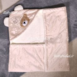 پتو كلاهدار گلدوزي خرسي ردپا كد 15597