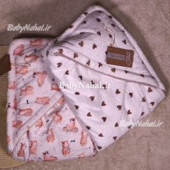 227 پتو پوليشي دورو تمام چاپ دورو تدي Grand baby كد 15631