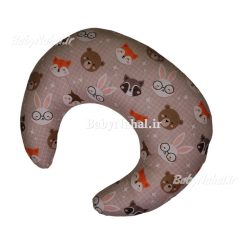 بالش يو چاپي مخمل (NL) كد 15639